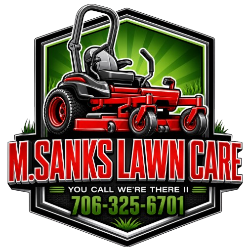 M. Sanks Lawn Care logo